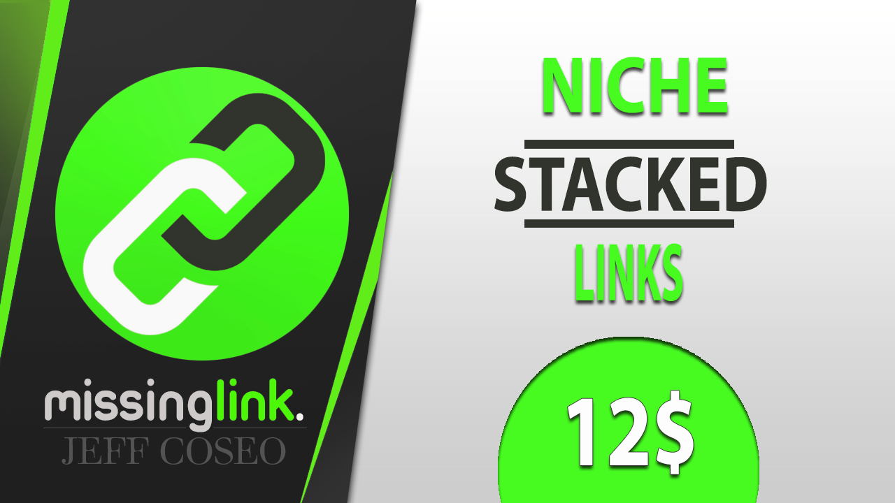 Niche Relevant Stacked Web 2.0 Links